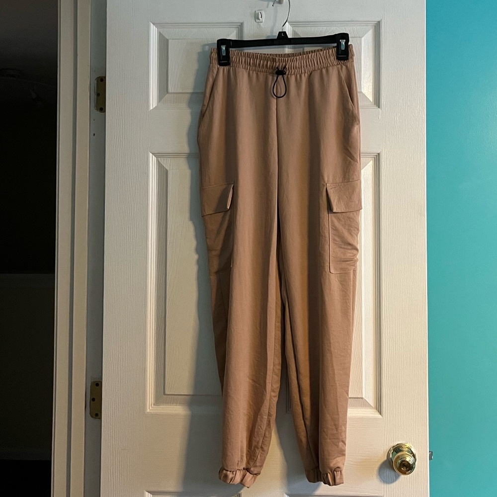 Stylive Satin Cargo Pants
